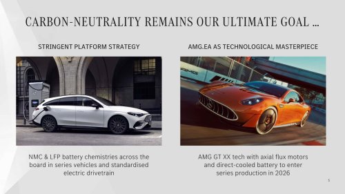 Mercedes, Mercedes annonce six premières électriques pour 2026
