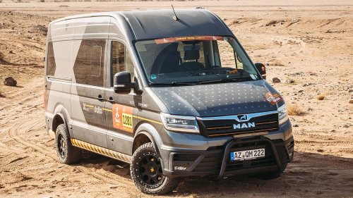 Neues Cross-Country Kit für den MAN TGE von delta4x4 und X-raid