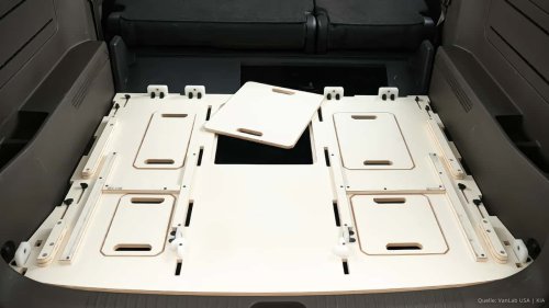 Esta Kia se transforma en 5 minutos en una camper completa