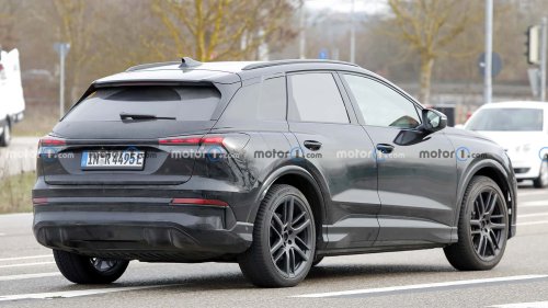 Audi Q4 e-tron (2026): Facelift zeigt sich fast ungetarnt