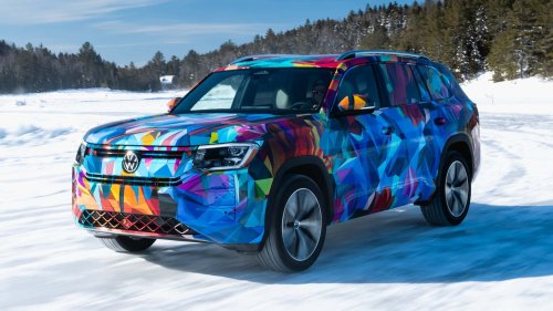Volkswagen Atlas, Volkswagen Atlas: Wir drifteten im 2027er-Prototyp auf Eis