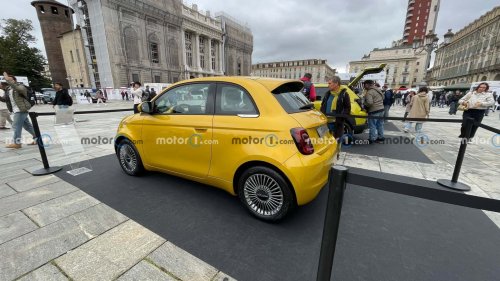 Fiat, El nuevo Fiat 500 Hybrid se deja ver en el Salón de Turín 2025