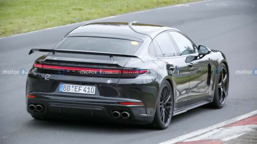 Porsche Panamera Turbo GT erstmals als Erlkönig erwischt