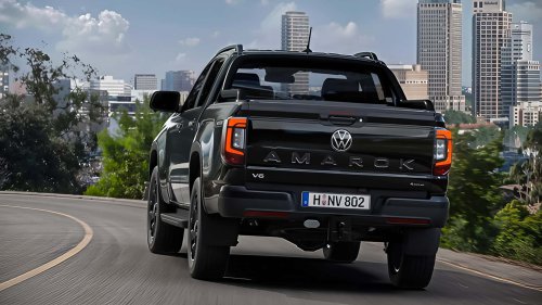 VW Amarok Dark Label: Ein Pick-up sieht schwarz
