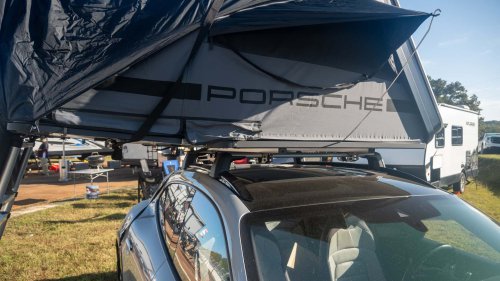 You Don't Need a Porsche Taycan Roof Tent. But You'll Want One