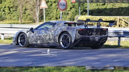 Ferrari, Hardcore Ferrari Spied Looking Like A Race Car For The Road
