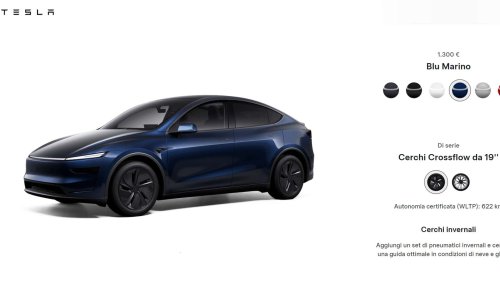 La Tesla Model Y a une nouvelle couleur : Le bleu marine