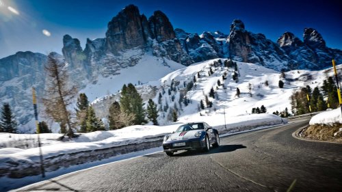 Porsche, Porsche 911, Porsche 911 Dakar, El Porsche 911 Dakar se toma unos días de descanso en los Dolomitas