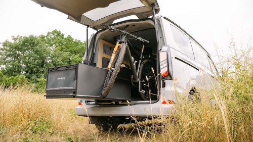 Un camping-car... avec un couchage dédié pour les grands chiens