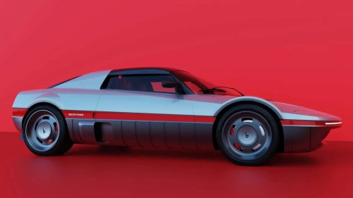 Mobil Sport Retro V6 Baru Bertone Punya Lampu Depan Pop-Up