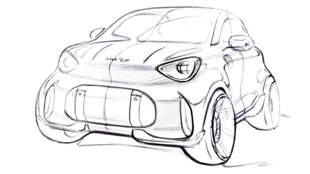 Smart #2: Ein neuer Teaser vom Nachfolger des legendären ForTwo