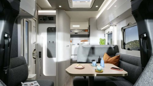 Esta es la Tramp S,  la autocaravana más asequible del catálogo de Hymer