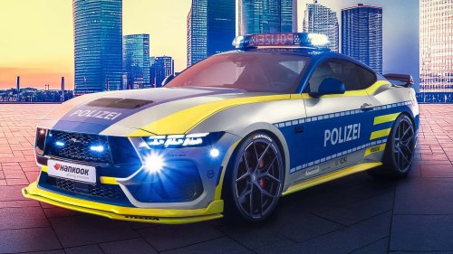 Ford, Ford Mustang, TUNE IT! SAFE! zeigt STEEDA Q500 Ford Mustang im Polizei-Look