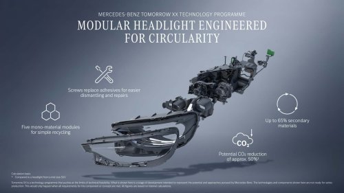 Mercedes, Mercedes Will Use Screws to Make Headlights Repairable
