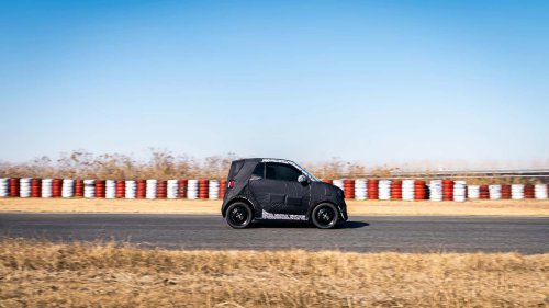 smart #2, primeras fotos de las pruebas en carretera