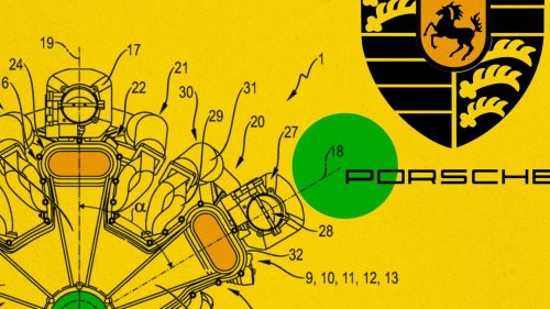 Porsche, Porsche hat einen wilden 18-Zylinder-Motor patentiert