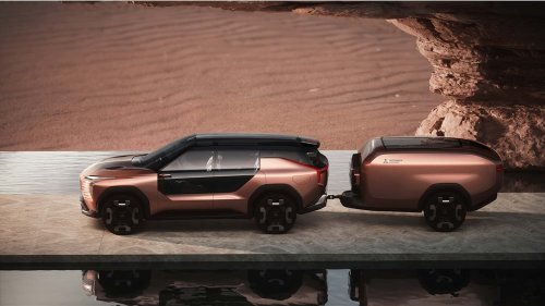 Mitsubishi, SUV, The Mitsubishi Elevance Concept Is a Quad-Motor SUV With a Gas Engine