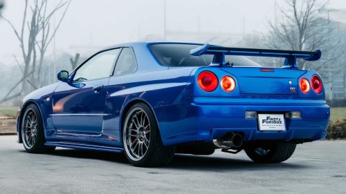 Nissan, Nissan Skyline, Nissan R34 Skyline Paul Walker di Fast And Furious Akan Dilelang