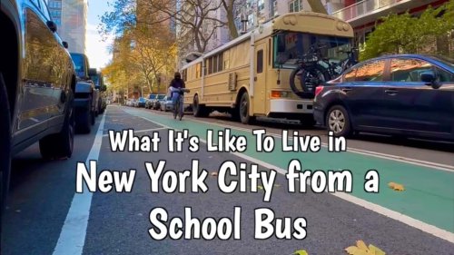 Un bus scolaire américain transformé en maison