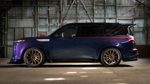 Infiniti, SUV, Infiniti Shoved a 1,000-HP GT-R Engine Into a QX80 SUV