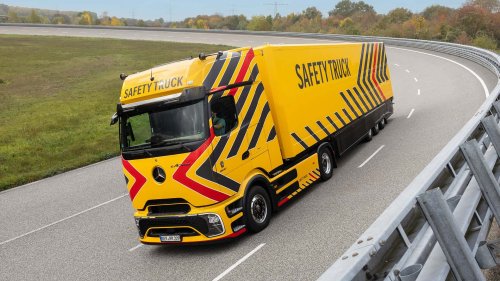Mercedes, Mercedes Safety Truck: eActros 600 setzt neue Maßstäbe