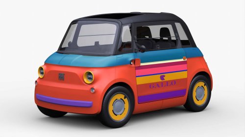 Fiat, La Fiat Topolino porte (encore) des chaussettes Gallo