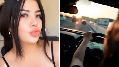 'Just a Girl': Part Falls Off Woman's Car. Then She Puts It In the Passenger Seat and Keeps Driving