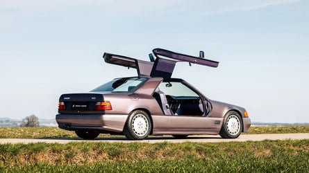 Cuando el Mercedes-Benz Coupé de los años 80 tenía alas de gaviota