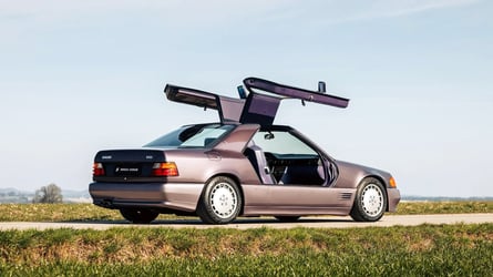 Mercedes-Benz, Cuando el Mercedes-Benz Coupé de los años 80 tenía alas de gaviota