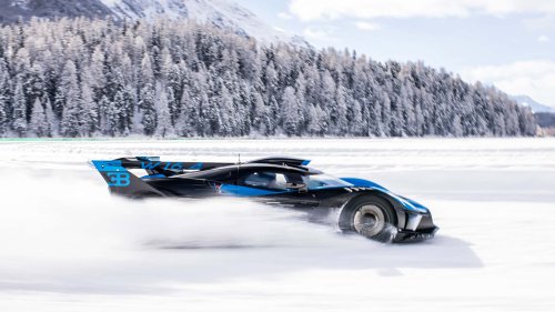 Bugatti a emmené ses meilleures hypercars faire du drift sur glace