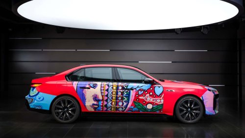 BMW, BMW i7, BMW i7 als mobile Leinwand auf der Frieze Seoul 2025