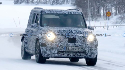 Mercedes, Kleiner Mercedes G zeigt sich erneut als Erlkönig