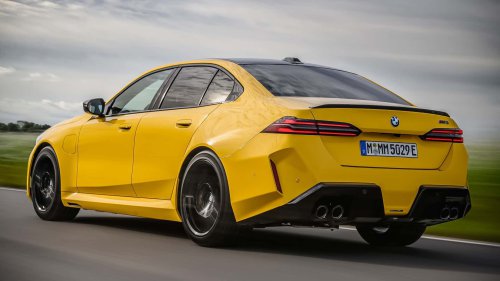 New BMW M5 Spotted Hiding Radical Facelift During Track Test