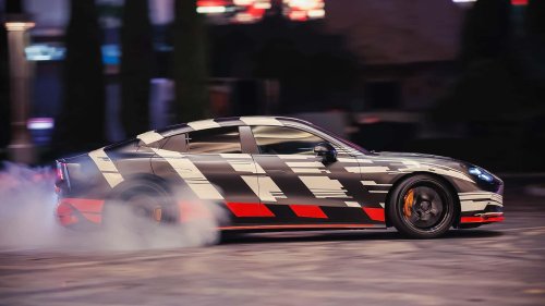 "Eines der verrücktesten Autos, die ich je gefahren bin": F1-Pilot George Russell driftet elektrischen AMG GT