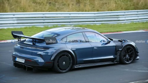 Porsche, Porsche Taycan, Nürburgring-Rekord im Visier: Sehen wir hier einen Porsche Taycan GT4 RS?