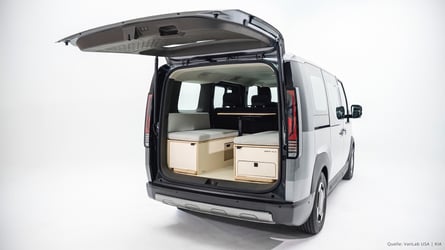 Kia, Esta Kia se transforma en 5 minutos en una camper completa