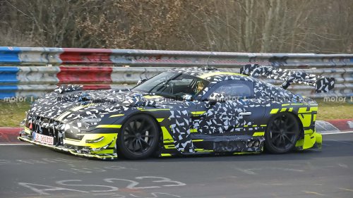 Neuer Mercedes‑AMG GT Black Series zeigt sich als Erlkönig im Detail