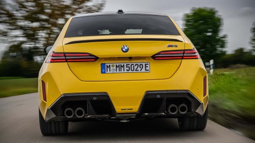 New BMW M5 Spotted Hiding Radical Facelift During Track Test