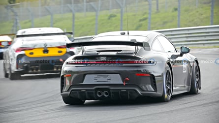 Porsche, Porsche 911, Porsche 911 GT4 als Erlkönig erwischt: Cayman-Erbe für den Track