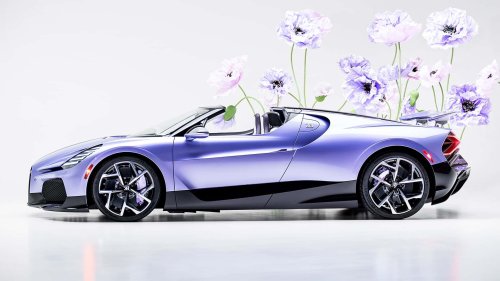 Bugatti W16 Mistral als Lavendel-Unikat: Sweet Caroline