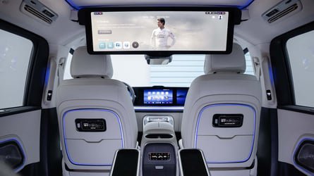 Mercedes VLE : intérieur et coffre du nouveau van allemand