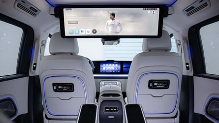 Mercedes, Mercedes VLE : intérieur et coffre du nouveau van allemand
