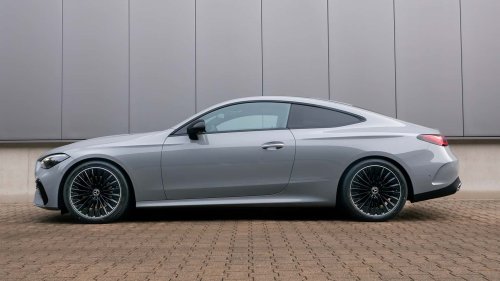 Mercedes, Der Mercedes CLE 300 e Plug-in-Hybrid mit H&R-Tieferlegungsfedern