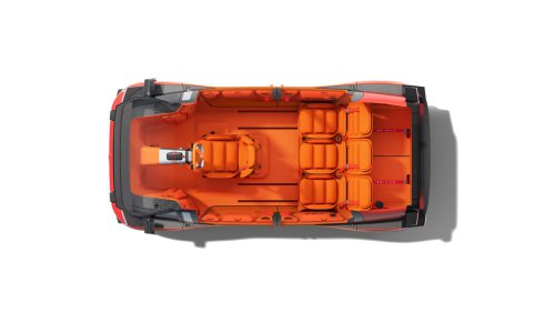 Le pneu qui lit la route avant le conducteur