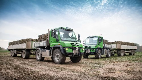 Drei neue Unimog für die Landwirtschaft