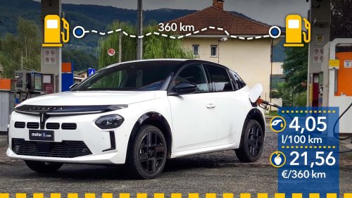 Lancia, Lancia Ypsilon mild hybrid (2025), prueba de consumo real
