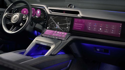Porsche, Porsche Cayenne, El interior del Porsche Cayenne eléctrico es una oda a las pantallas