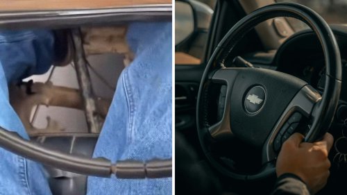 'You Can Apply the Flintstone Brakes': Man Buys Used Chevrolet. Then He Spots a Giant Hole