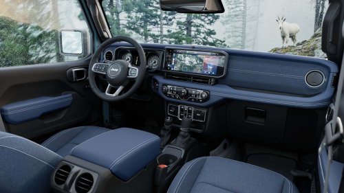 La Jeep Wrangler se pare de bleu avec l’édition Rockslide