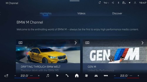 BMW, BMW M présente de nouvelles applications de conduite et de divertissement